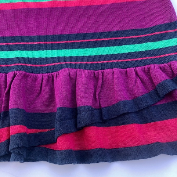 BCBG MaxAzria Medium Mini Skirt Purple, Green Navy - Picture 4 of 6